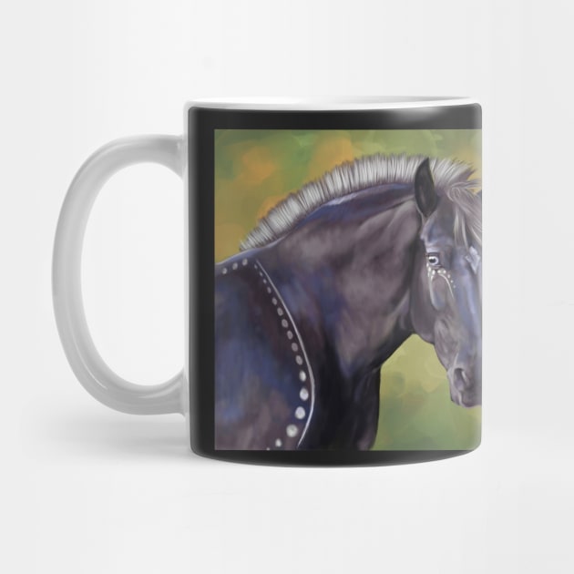 Painted Black Percheron by KJL90